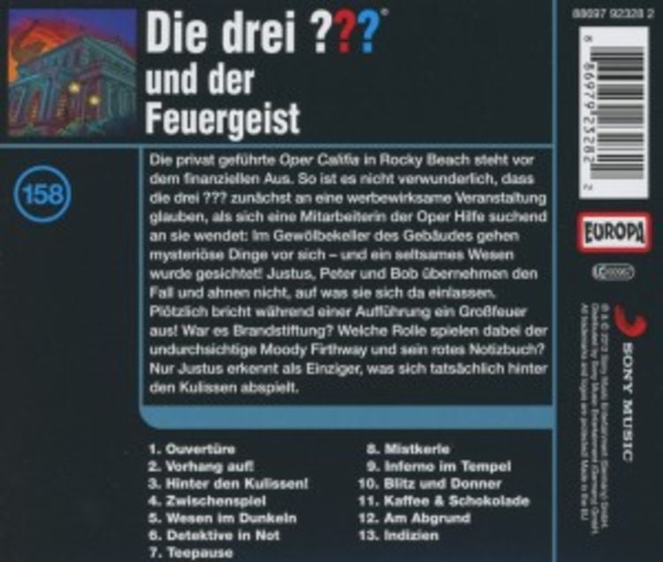 Produktbild: Die drei ??? (158) und der Feuergeist