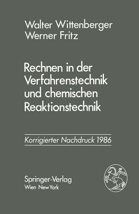Produktbild: Rechnen in der Verfahrenstechnik und chemischen Reaktionstechnik