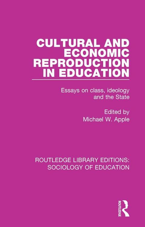 Produktbild: Cultural and Economic Reproduction in Education