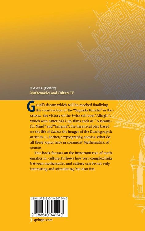 Produktbild: Mathematics and Culture IV