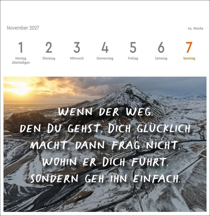 Produktbild: Visual Statements Premium-Postkartenkalender 2027