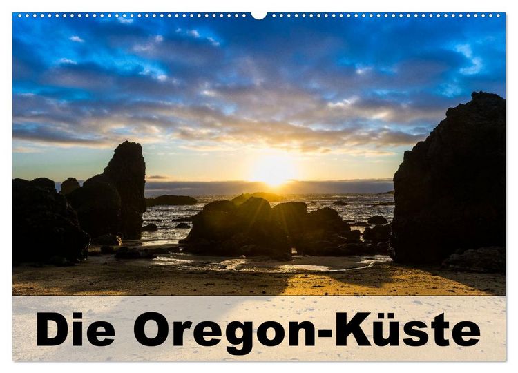 Produktbild: Die Oregon-K&uuml;ste (Wandkalender 2026 DIN A2 quer), CALVENDO Monatskalender