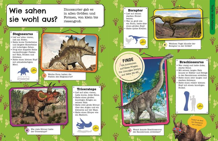 Produktbild: Mein Mitmach-Wissens-Kick. Dinosaurier