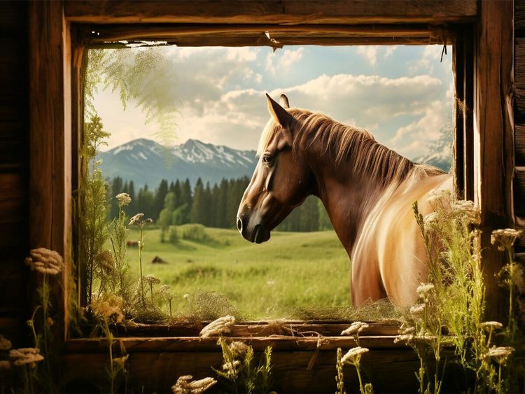 Produktbild: CALVENDO Puzzle Ein Motiv aus dem Kalender "Aus dem Fenster geblickt" | 1000 Teile Lege-Gr&ouml;&szlig;e 64x48cm Foto-Puzzle f&uuml;r gl&uuml;ckliche Stunden