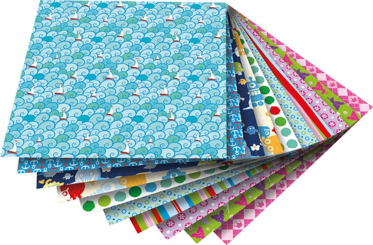 Produktbild: Faltbl&auml;tter 20x20cm Kids