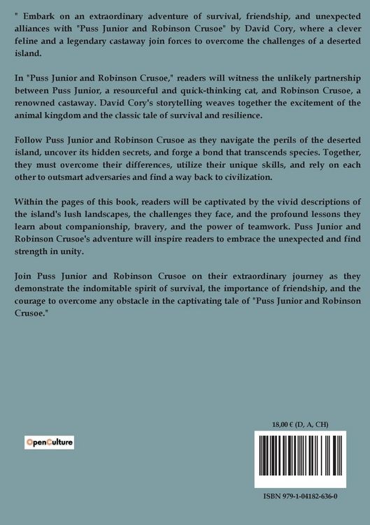 Produktbild: Puss Junior And Robinson Crusoe