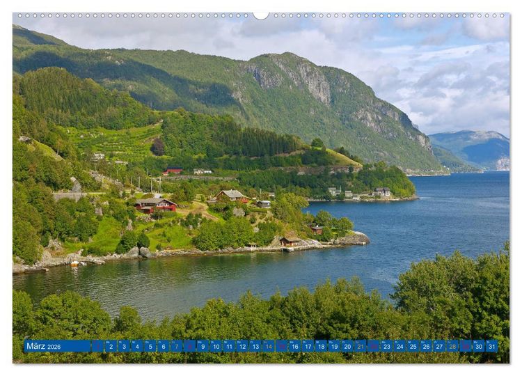 Produktbild: Faszination Skandinavien (hochwertiger Premium Wandkalender 2026 DIN A2 quer), Kunstdruck in Hochglanz