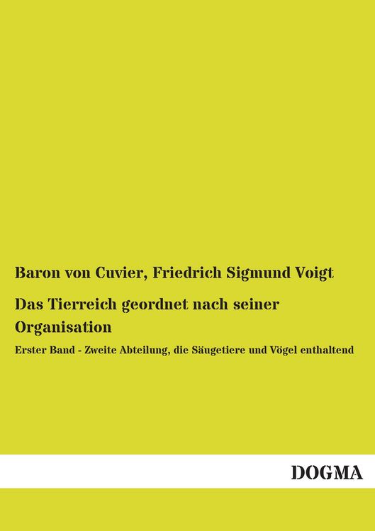 Produktbild: Das Tierreich geordnet nach seiner Organisation
