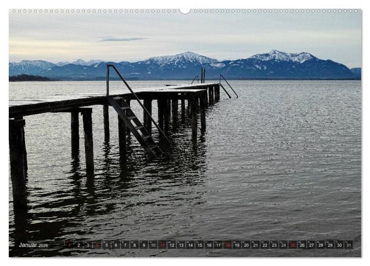 Produktbild: Stille Tage am Chiemsee (Wandkalender 2026 DIN A2 quer), CALVENDO Monatskalender