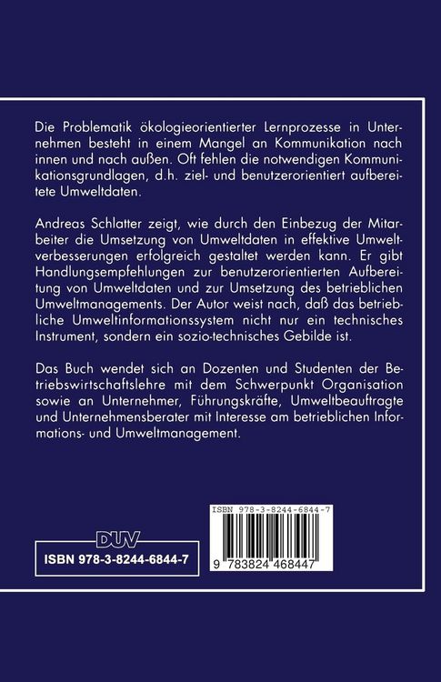 Produktbild: Umwelt-Dialog in Unternehmen