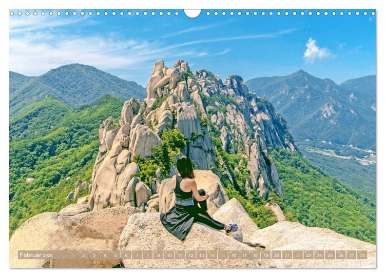 Produktbild: S&uuml;dkorea: Zwischen gelbem und japanischem Meer (Wandkalender 2026 DIN A3 quer), CALVENDO Monatskalender
