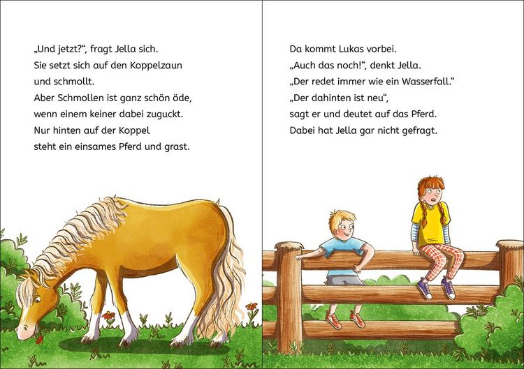 Produktbild: Lesel&ouml;wen 2. Klasse - Pferdefl&uuml;sterin mit Herz