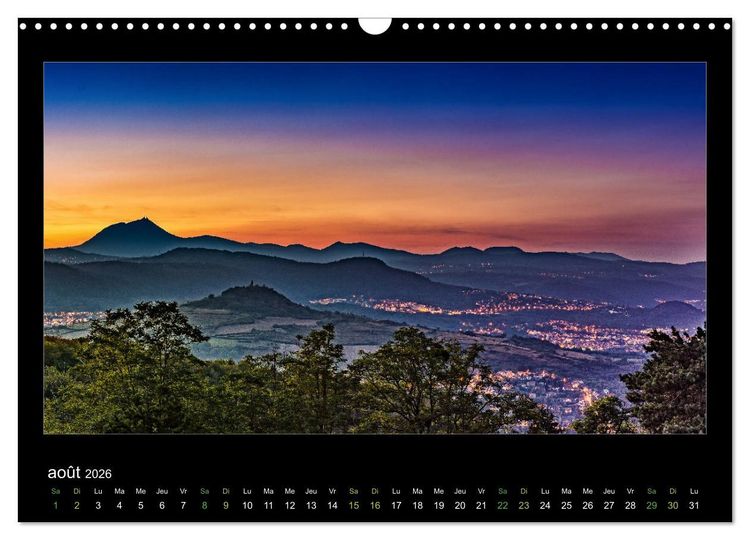 Produktbild: L'Auvergne est belle (Calendrier mural 2026 DIN A3 vertical), CALVENDO calendrier mensuel