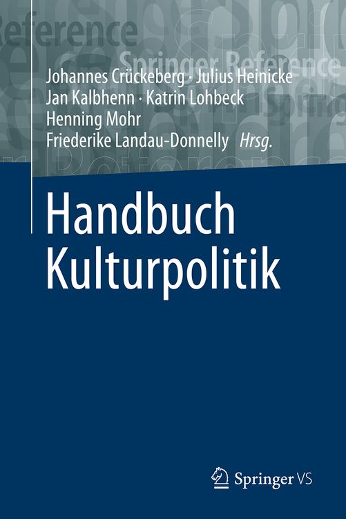 Produktbild: Handbuch Kulturpolitik