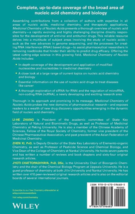 Produktbild: Medicinal Chemistry of Nucleic Acids