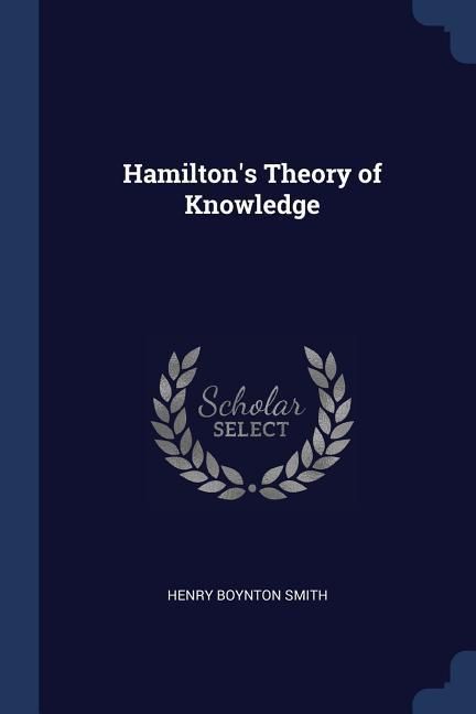 Produktbild: Hamilton's Theory of Knowledge