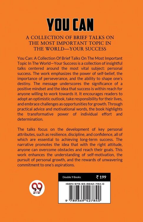 Produktbild: You Can A Collection Of Brief Talks On The Most Important Topic In The World Your Success