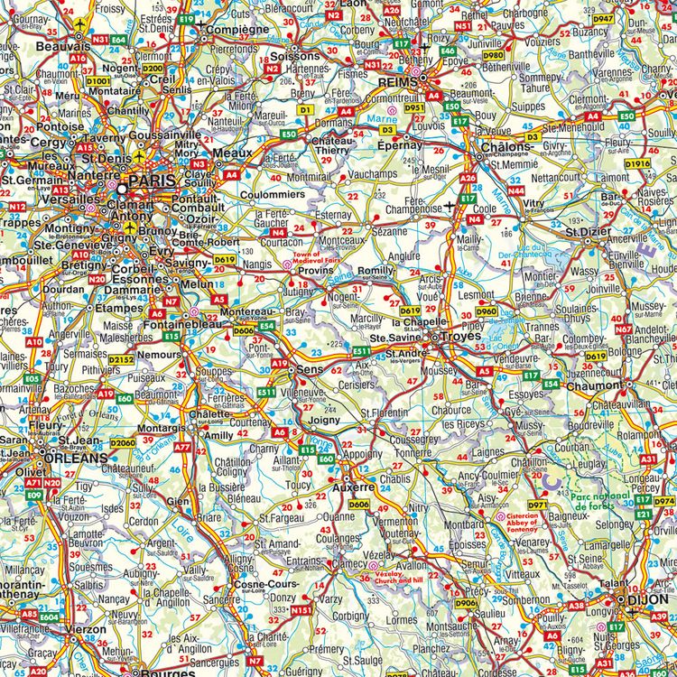 Produktbild: freytag & berndt Stra&szlig;enkarte Westeuropa 1:2 Mio.
