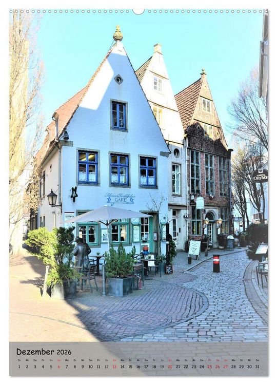 Produktbild: Freie Hansestadt BREMEN (hochwertiger Premium Wandkalender 2026 DIN A2 hoch), Kunstdruck in Hochglanz
