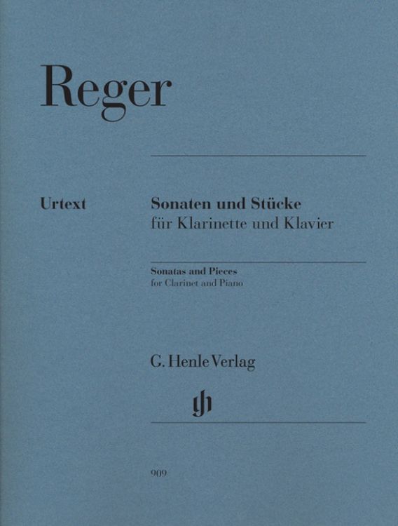 Produktbild: Max Reger - Sonaten und St&uuml;cke f&uuml;r Klarinette und Klavier