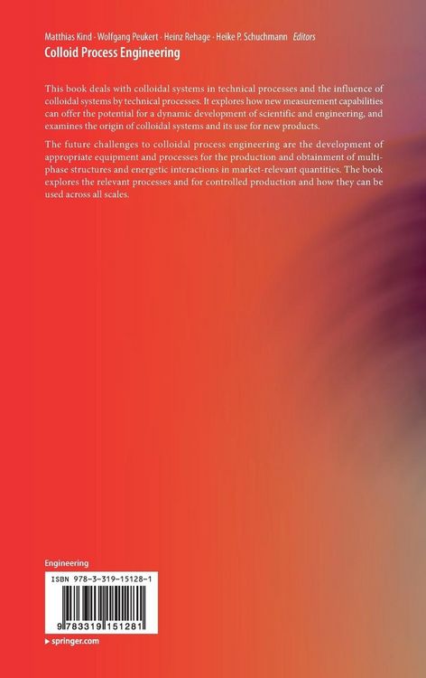 Produktbild: Colloid Process Engineering