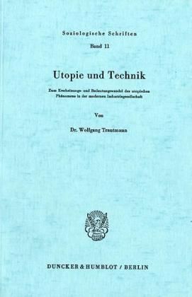 Produktbild: Utopie und Technik.