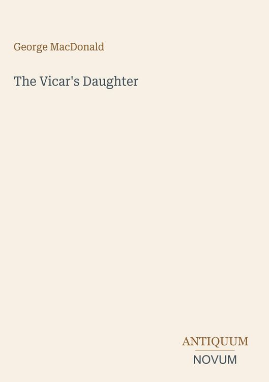 Produktbild: The Vicar's Daughter