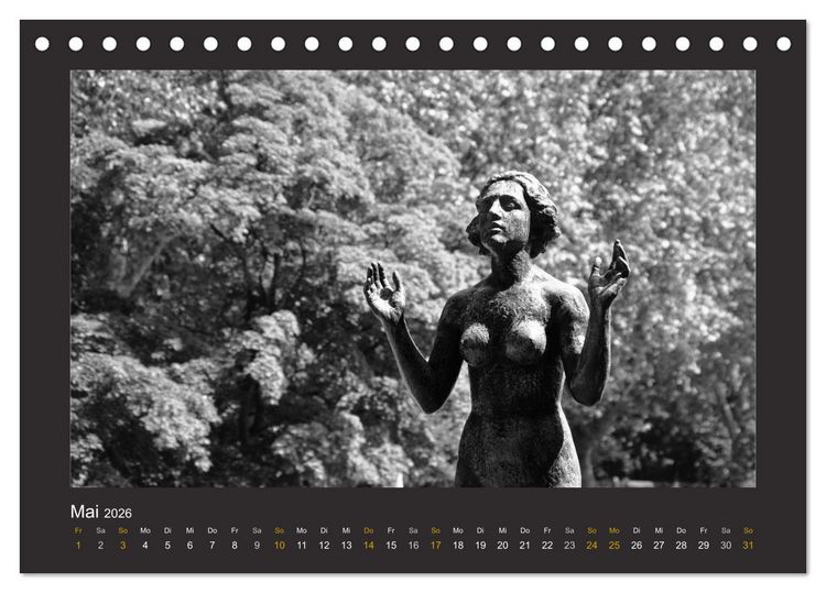 Produktbild: Dresdens stille Gesten (Tischkalender 2026 DIN A5 quer), CALVENDO Monatskalender
