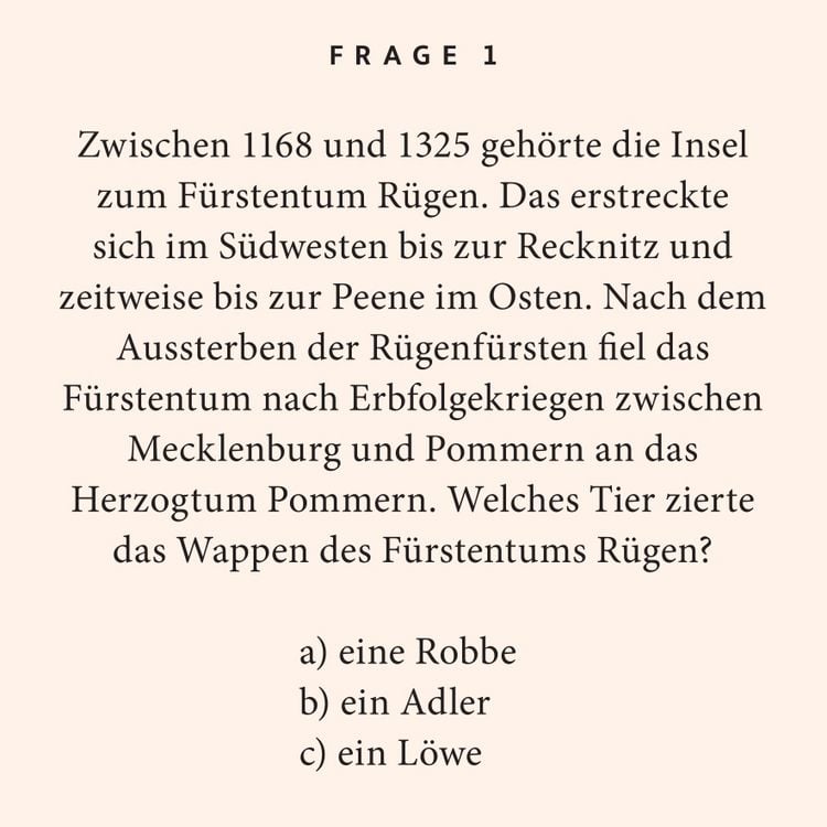 Produktbild: R&uuml;gen-Quiz