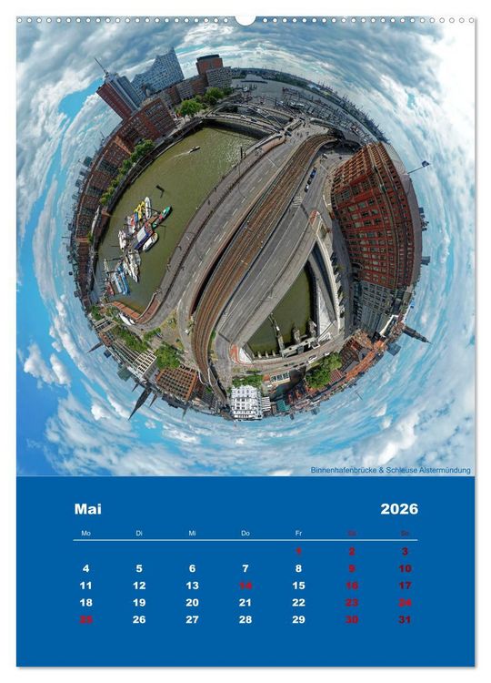Produktbild: Planet Hafencity - Universum Hamburg (Wandkalender 2026 DIN A2 hoch), CALVENDO Monatskalender