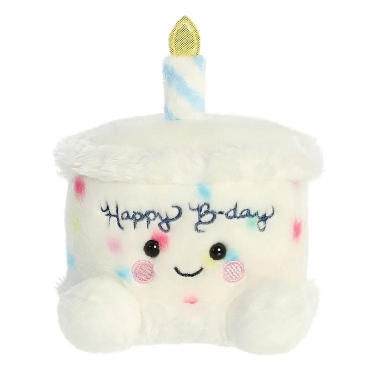 Produktbild: Aurora 33902 - Palm Pals Happy BDay Cake, Happy Birthday-Pl&uuml;schfigur, ca.13 cm