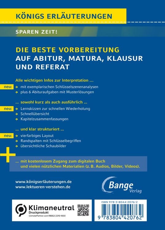 Produktbild: Der Besuch der alten Dame - Textanalyse und Interpretation
