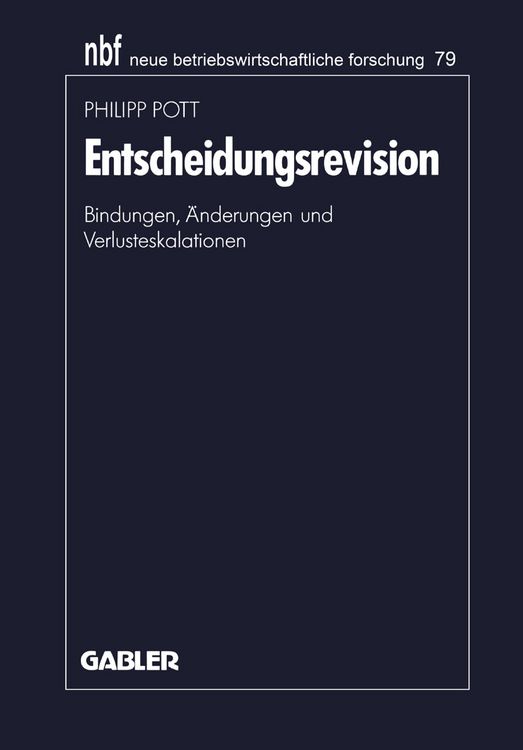 Produktbild: Entscheidungsrevision