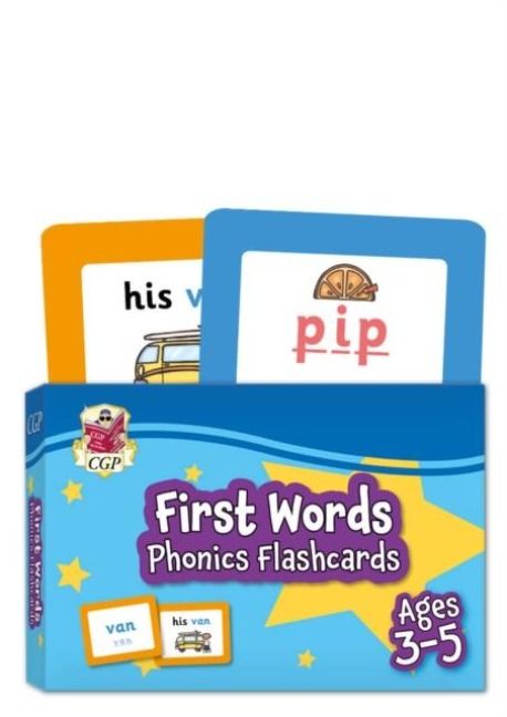 Produktbild: First Words Phonics Flashcards for Ages 3-5