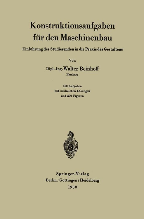 Produktbild: Konstruktionsaufgaben f&uuml;r den Maschinenbau