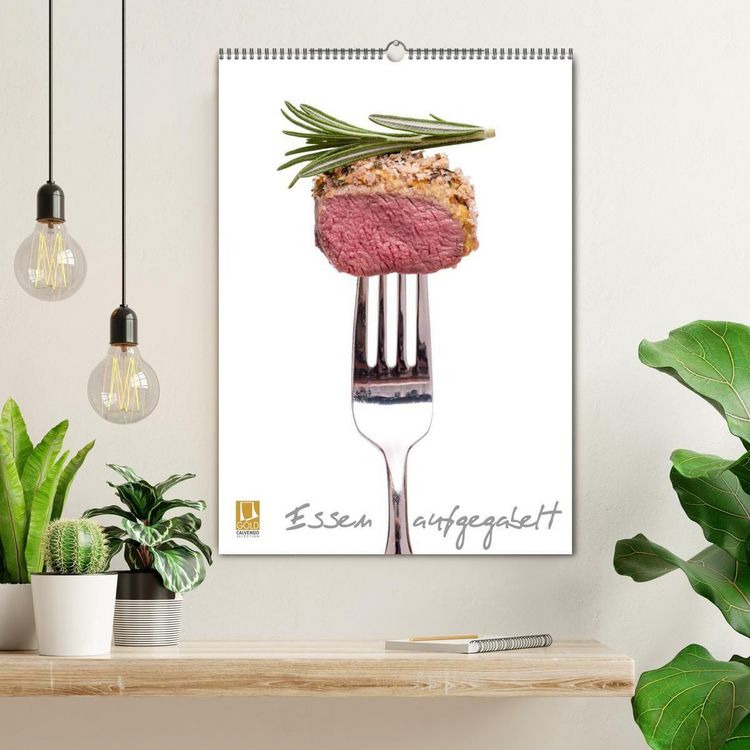 Produktbild: Essen aufgegabelt (Wandkalender 2027 DIN A2 hoch), CALVENDO Monatskalender