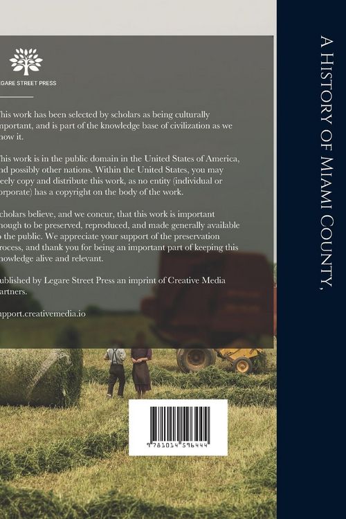 Produktbild: A History of Miami County; v.2 c.1