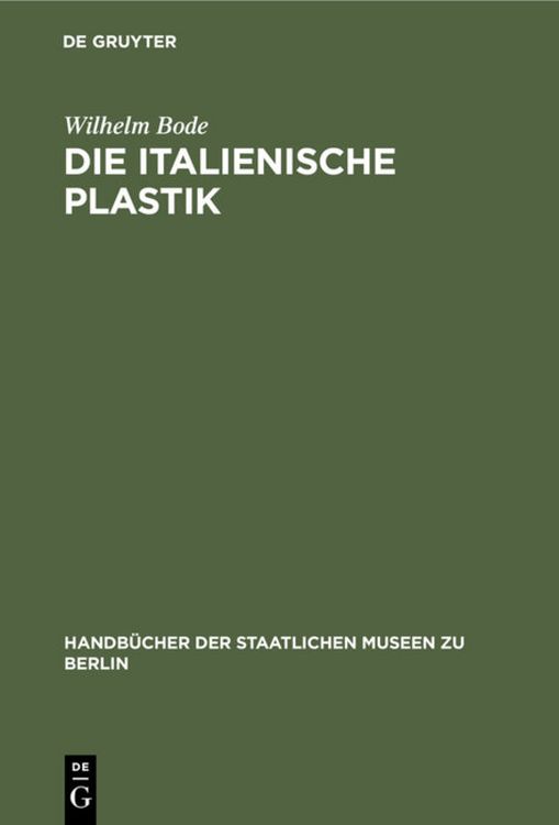 Produktbild: Die italienische Plastik