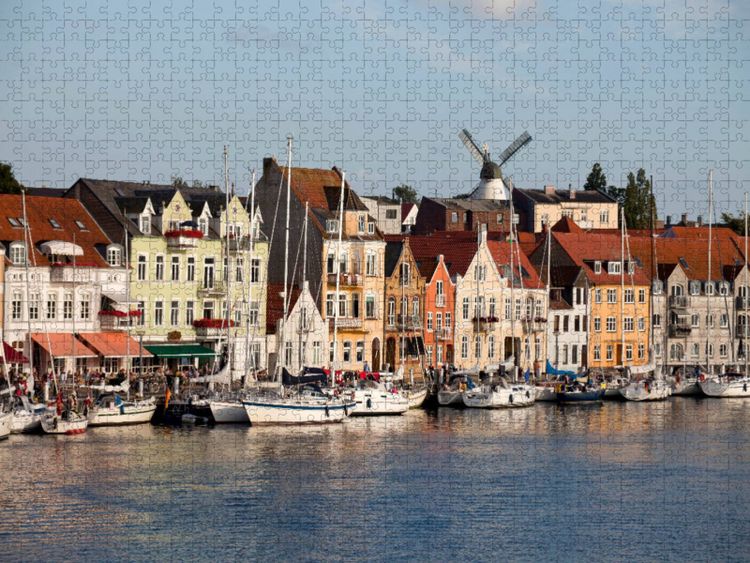 Produktbild: CALVENDO Puzzle Sonderburg | 1000 Teile Lege-Gr&ouml;&szlig;e 64x48cm Foto-Puzzle f&uuml;r gl&uuml;ckliche Stunden