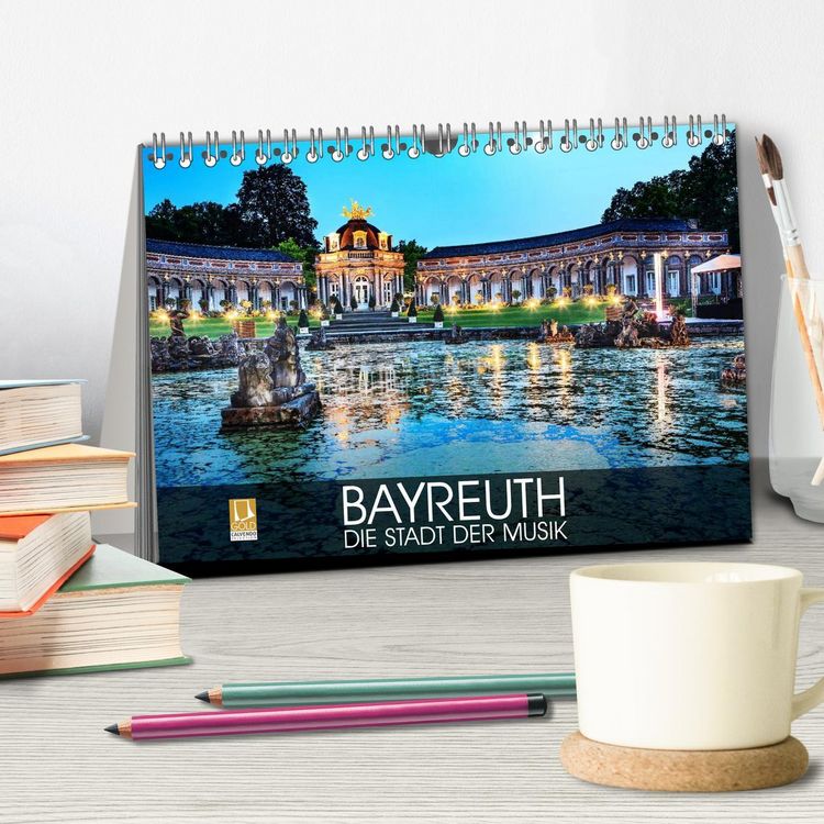 Produktbild: Bayreuth - die Stadt der Musik (Tischkalender 2026 DIN A5 quer), CALVENDO Monatskalender