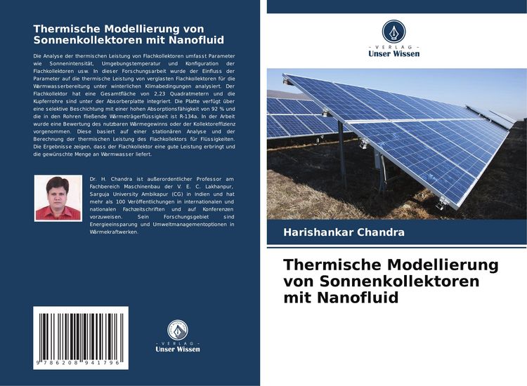Produktbild: Thermische Modellierung von Sonnenkollektoren mit Nanofluid