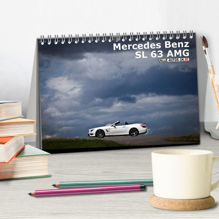 Produktbild: Mercedes-Benz SL 63 AMG (Tischkalender 2026 DIN A5 quer), CALVENDO Monatskalender