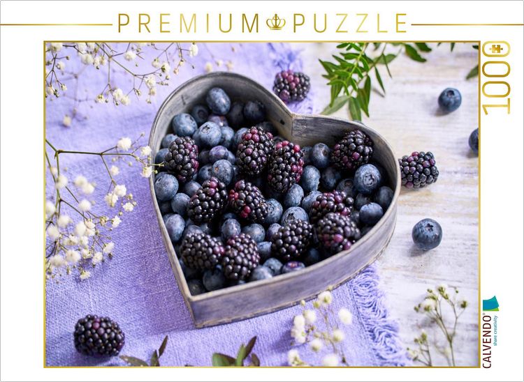 Produktbild: CALVENDO Puzzle Herz der Beeren | 1000 Teile Lege-Gr&ouml;&szlig;e 64x48cm Foto-Puzzle f&uuml;r gl&uuml;ckliche Stunden