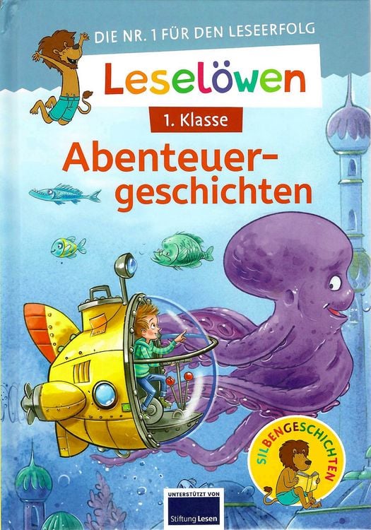 Produktbild: Lesel&ouml;wen - Abenteuer- Geschichten -1. Klasse