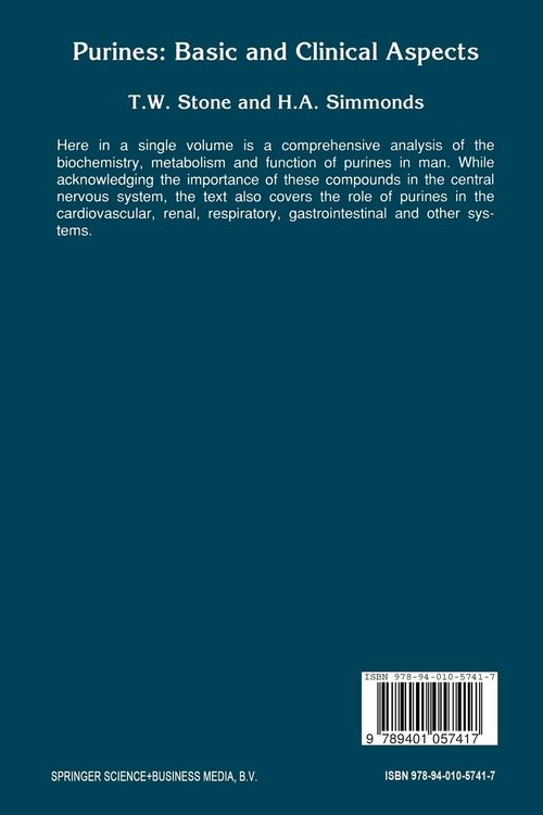 Produktbild: Purines: Basic and Clinical Aspects