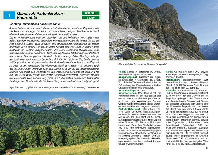 Produktbild: ROTHER Wanderf&uuml;hrer Alpen&uuml;berquerung Garmisch &ndash; Brixen