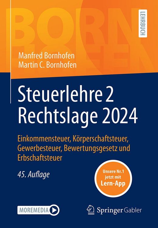 Produktbild: Steuerlehre 2 Rechtslage 2024