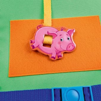 Produktbild: Lernspiel Roter K&auml;fer Busy Board Schwein RZ2001-03
