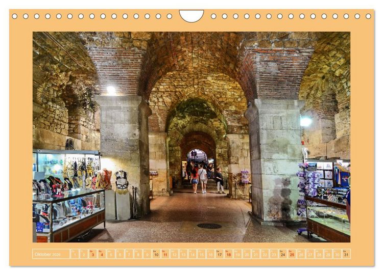 Produktbild: SPLIT Kroatien - Dalmatien (Wandkalender 2026 DIN A4 quer), CALVENDO Monatskalender