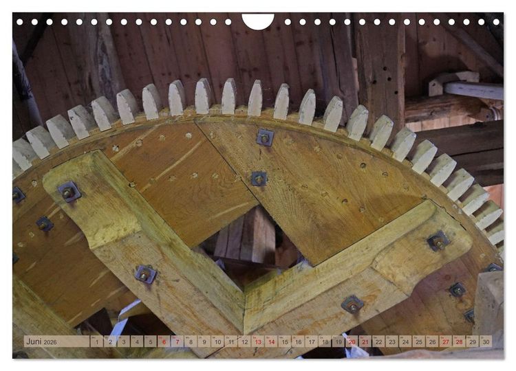 Produktbild: Faszination Wall-Holl&auml;nder Greftm&uuml;hle in Nordhemmern (Wandkalender 2026 DIN A4 quer), CALVENDO Monatskalender